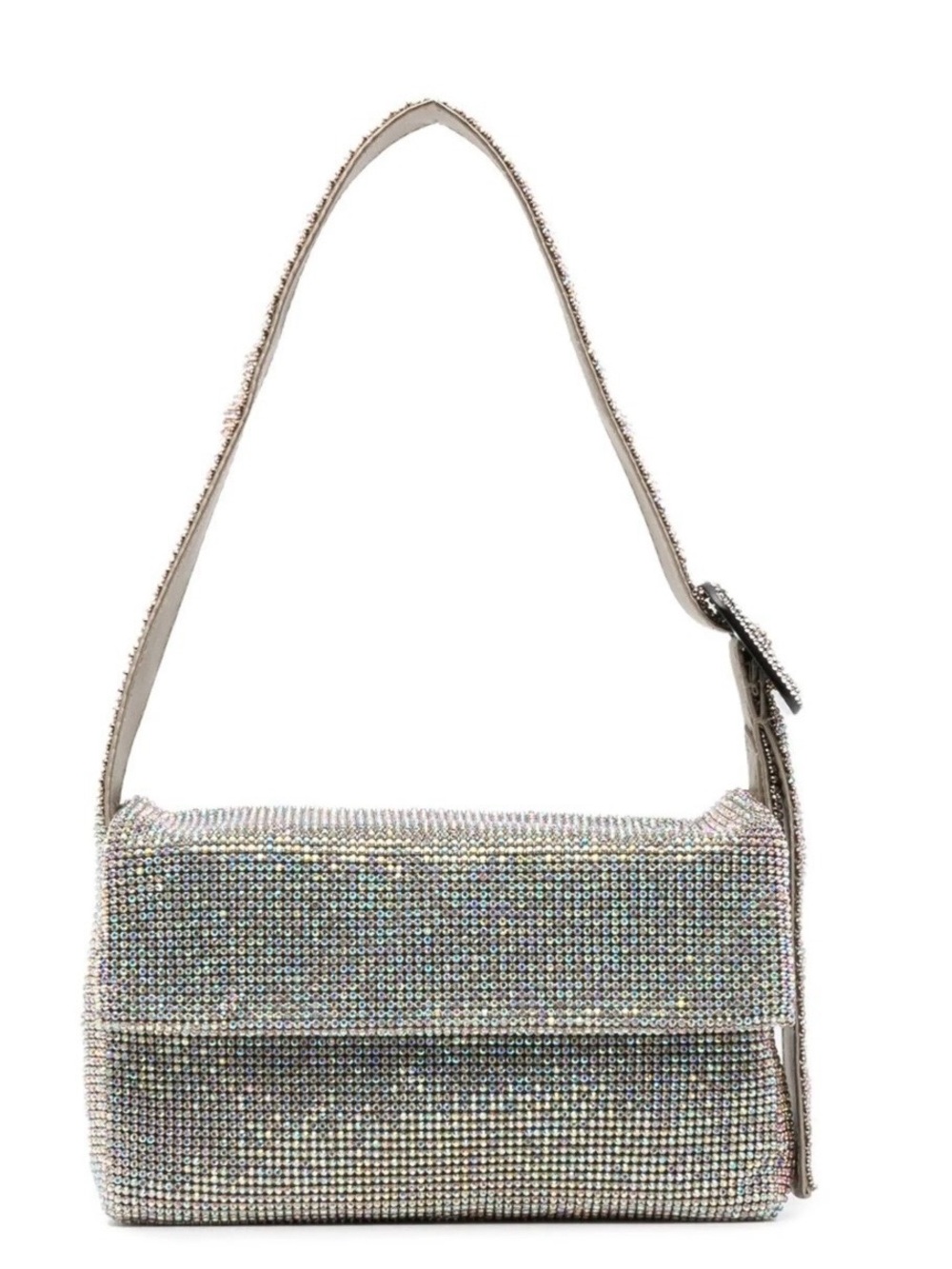 Benedetta Bruzziches shoulder bag with dazzling crystals